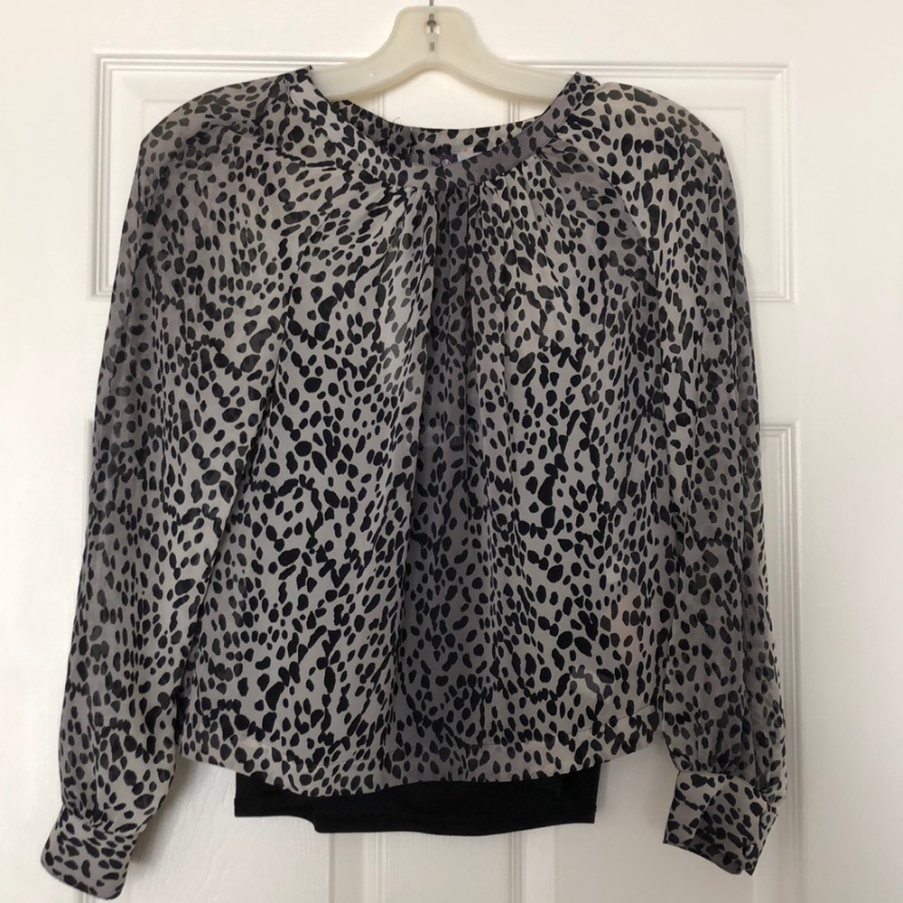 Animal Print Blouse